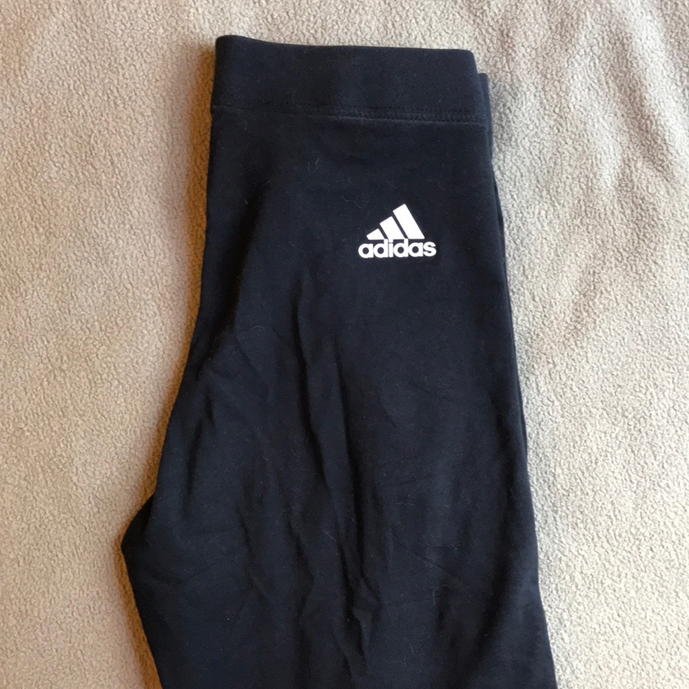 Adidas cotton leggings - black